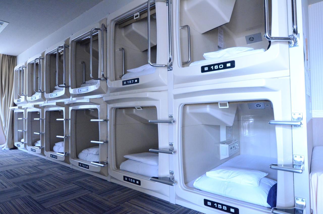Kumamoto Capsule Hotel Bagian luar foto