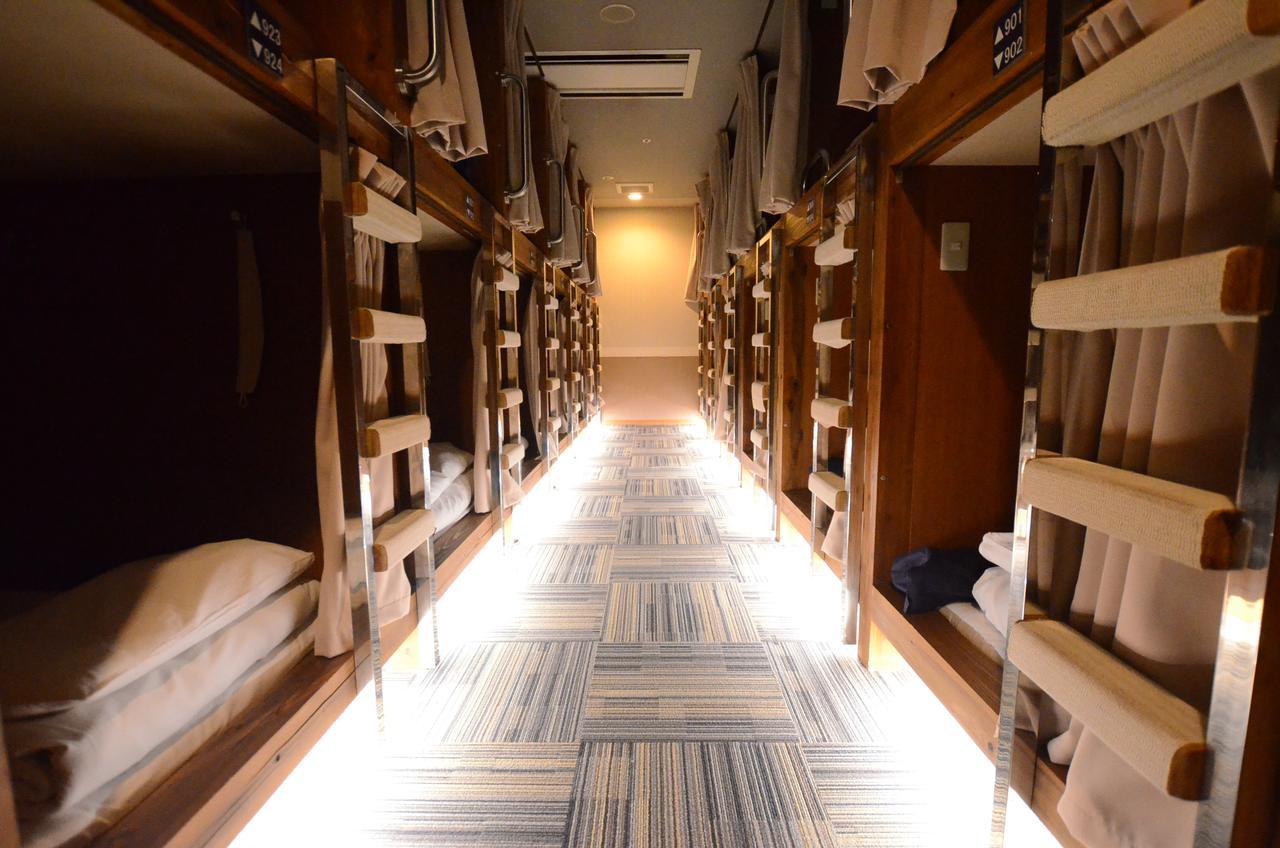 Kumamoto Capsule Hotel Bagian luar foto
